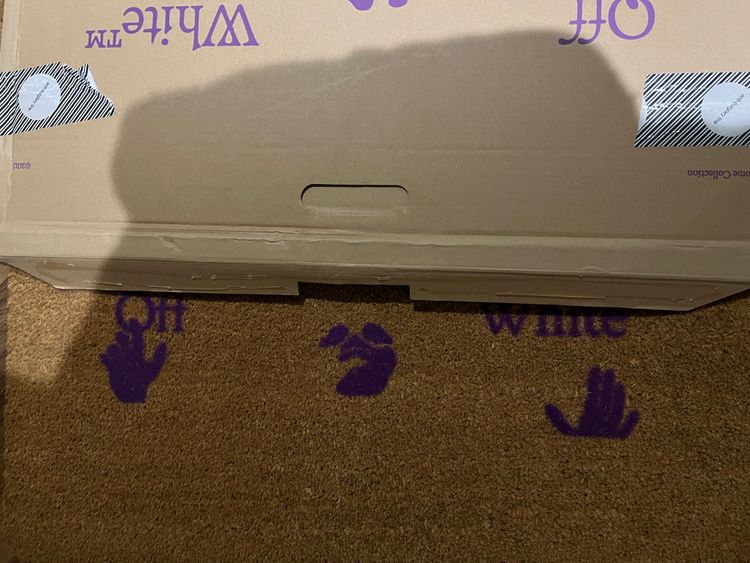 Offwhite door mat new with box