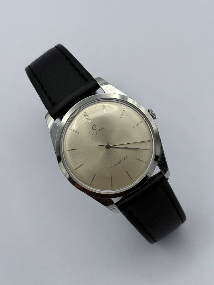 Cyma - Cymaflex 1950s manual wind men’s vintage watch