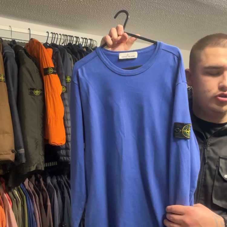 Jump Stone Island Blue Jumper M 452391 product image