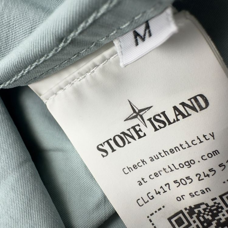 S/S 23 Stone Island Cupro Cotton Twill TC Smock - Sky Blue imagen 3