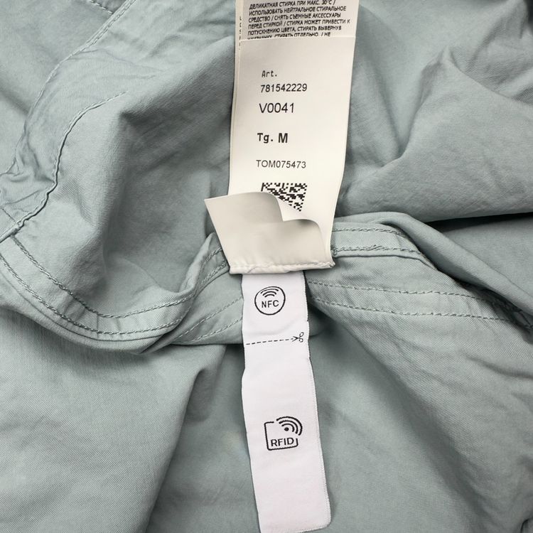 S/S 23 Stone Island Cupro Cotton Twill TC Smock - Sky Blue imagen 4