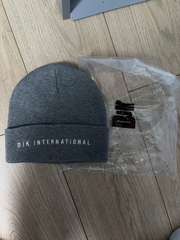 Djk International Grey Beanie Hat