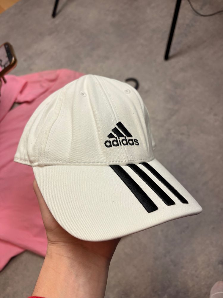 Adidas White Cap