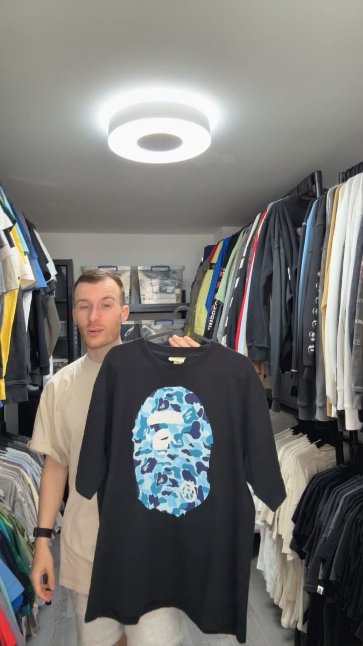 BAPE bape large blak tee  product image