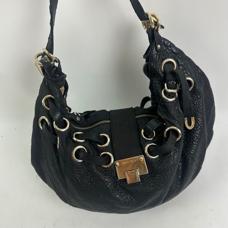 Jimmy Choo Black Leather Handbag