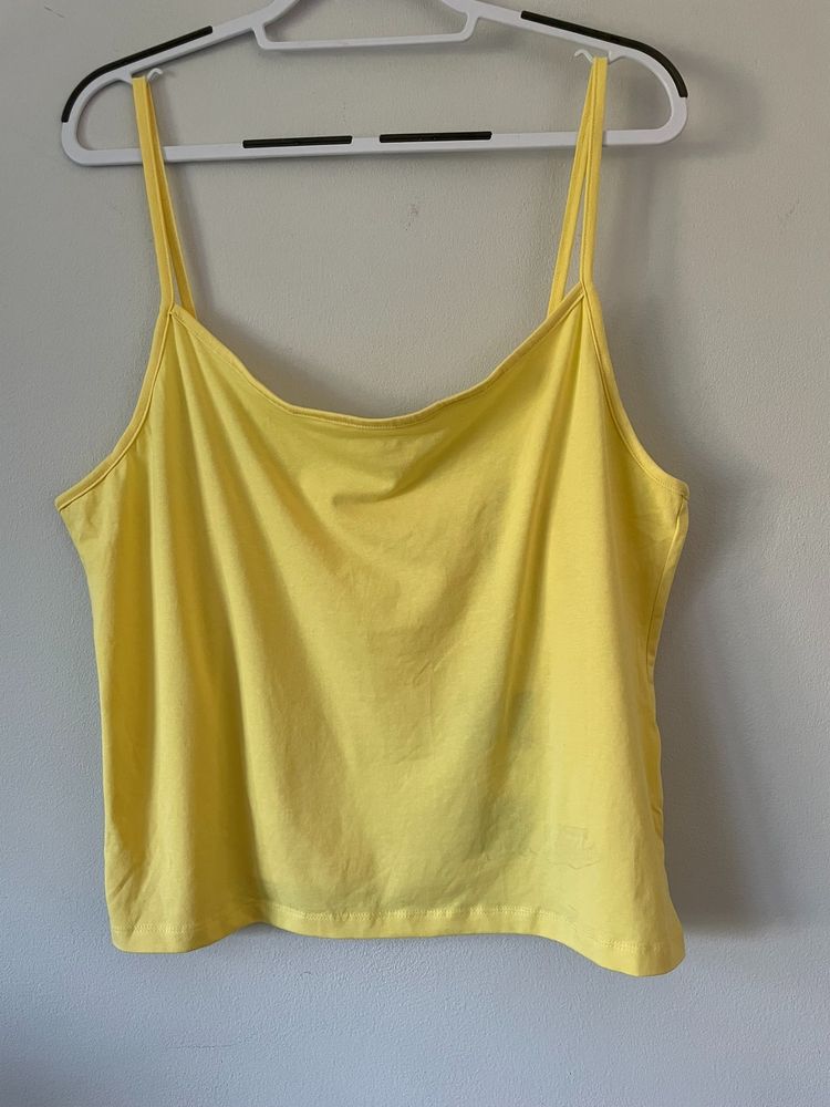 Other New Be You Yellow Spaghetti Strap Tank Top product image