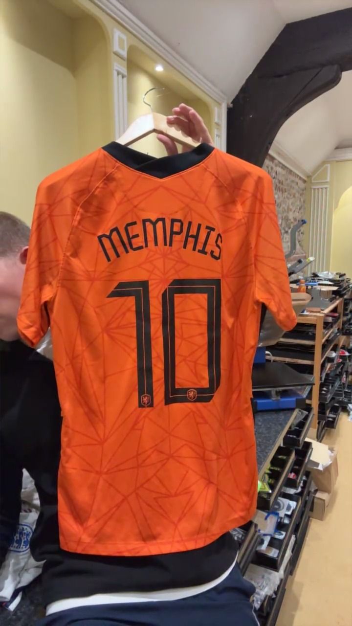 Nike 2020 NETHERLANDS HOME NIKE SHIRT MEMPHIS 10 LARGE product image