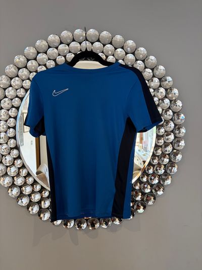Nike Dri-FIT Academy Kids Blue Football Training Top Youth Large (11–13 Years)