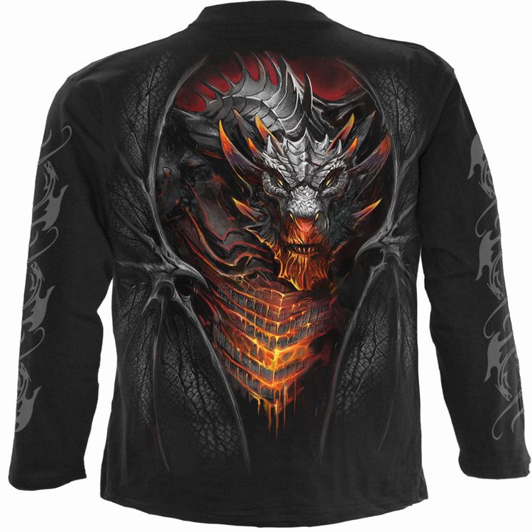 Spiral - DRACONIS - Longsleeve T-Shirt Black 4