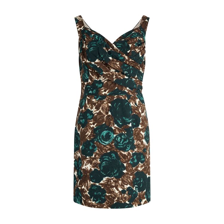 2011 Dolce & Gabbana Floral Cotton Dress and Jacket Ensemble image 1