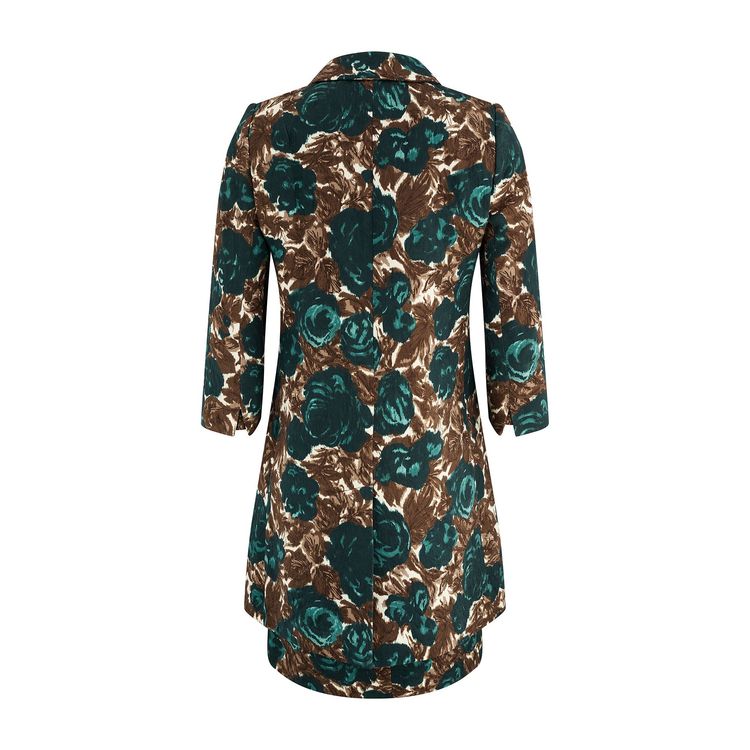 2011 Dolce & Gabbana Floral Cotton Dress and Jacket Ensemble image 3
