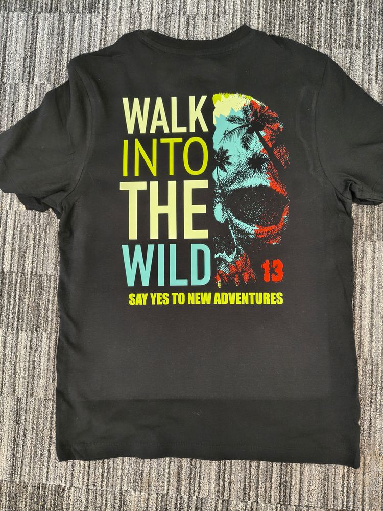 *NEW RELEASE* ZERO13 Walk into the wild, Black T-Shirt, new, all sizes 