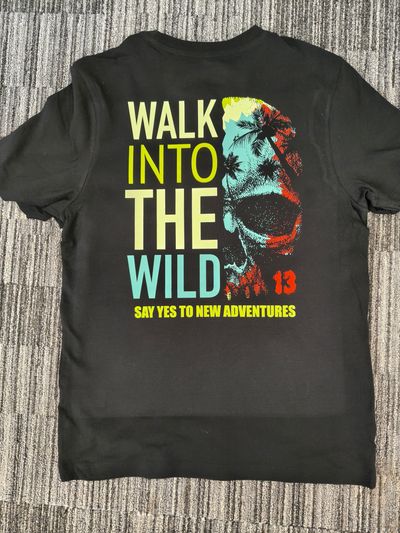 *NEW RELEASE* ZERO13 Walk into the wild, Black T-Shirt, new, all sizes