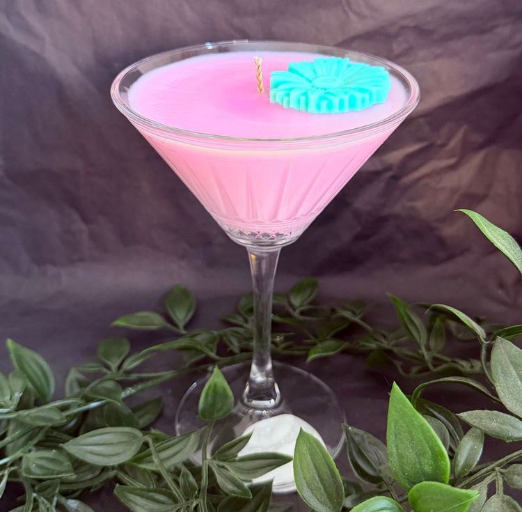 Rhubarb & Mint Martini Candle