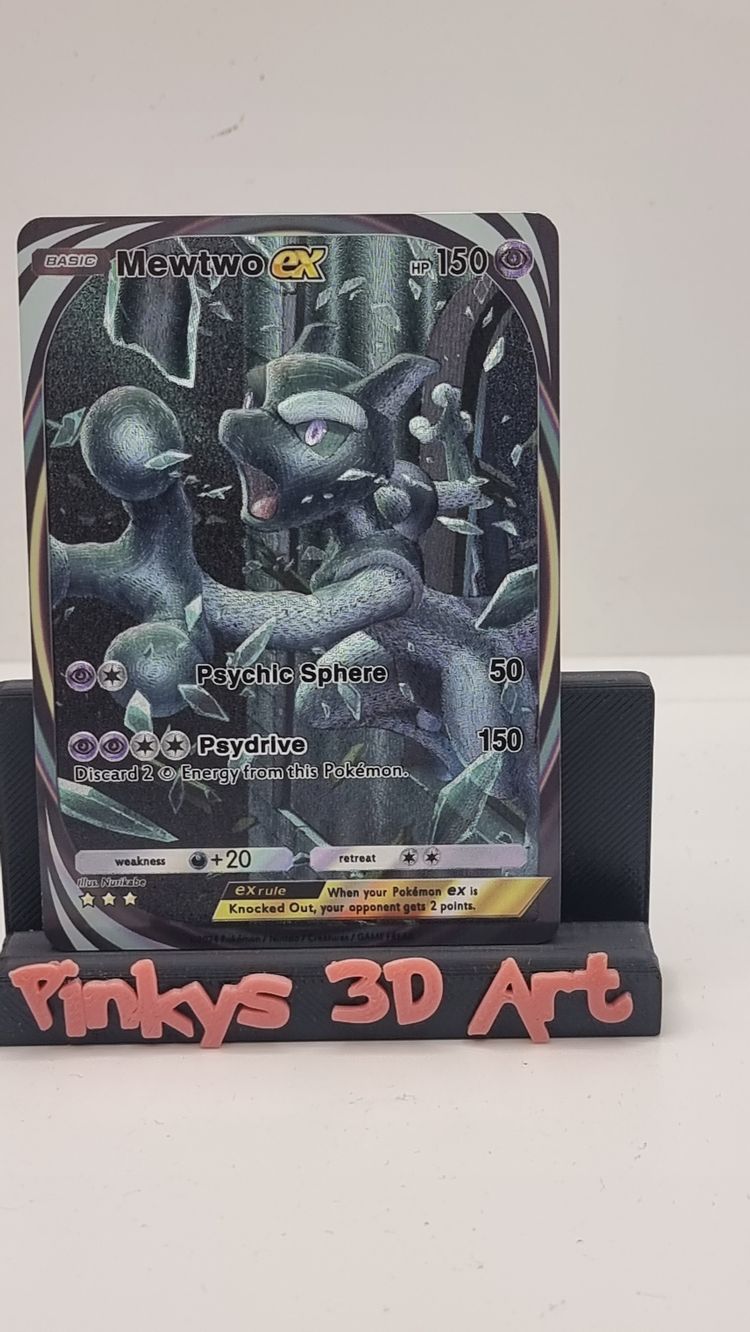 Pokemon Mewtwo pokemon  pocket card (fan art) 1549 product image
