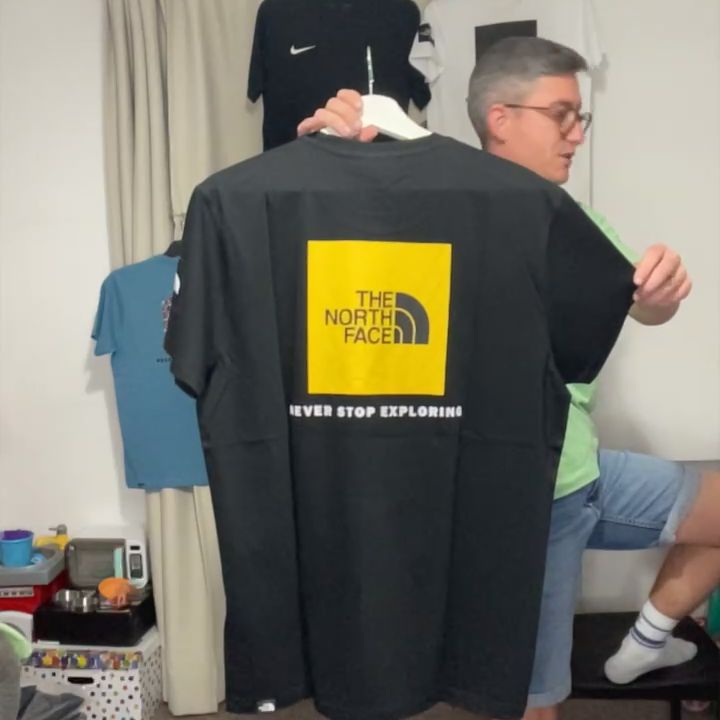 Selected The north face t-shirt size M or L product image
