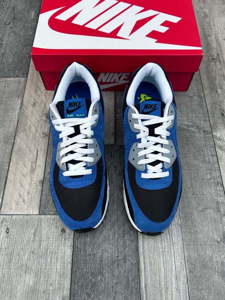 Immagine di Nike Air Max 90 Trainers ‘Black Atlantic Blue’ - Size UK 11  4