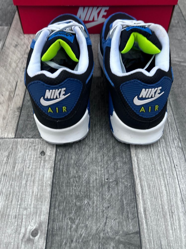 Immagine di Nike Air Max 90 Trainers ‘Black Atlantic Blue’ - Size UK 11  8