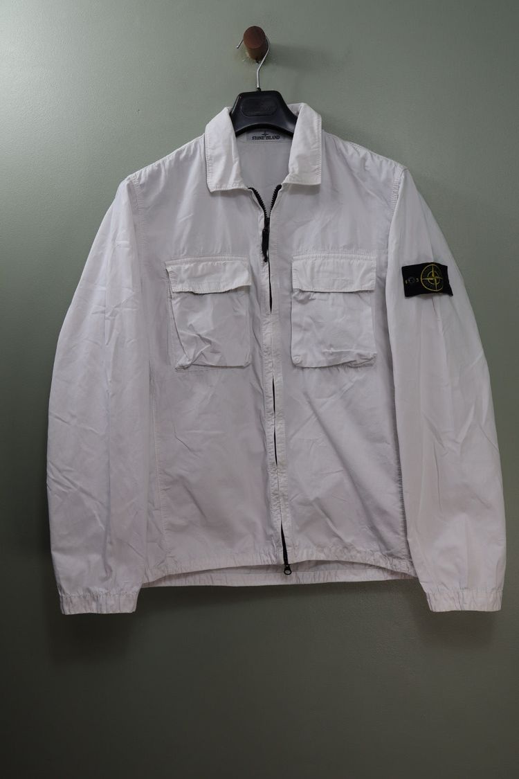 Stone Island White Overshirt image 4