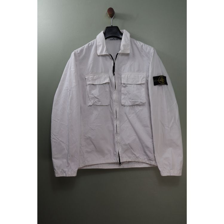 Stone Island White Overshirt image 1