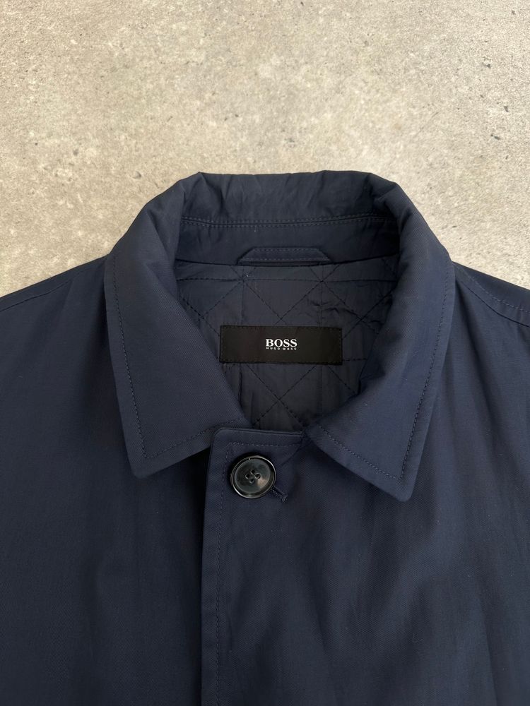 Hugo Boss 2000s Cotton Water Repellant Trench Coat - L 5