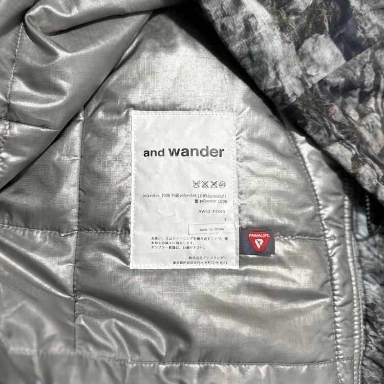 And Wander Camo Padded Down Jacket image 5