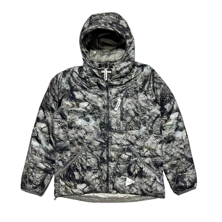 And Wander Camo Padded Down Jacket image 1