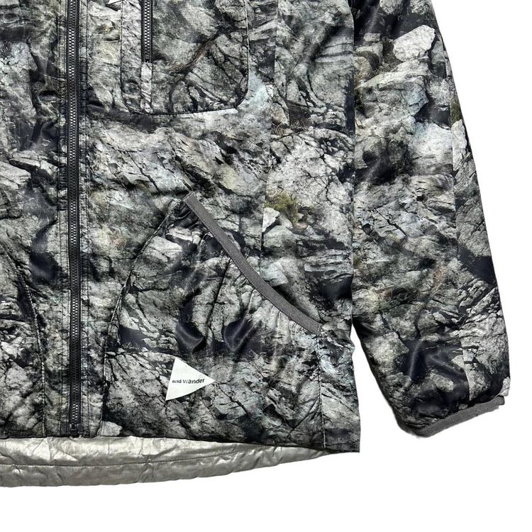 And Wander Camo Padded Down Jacket image 2