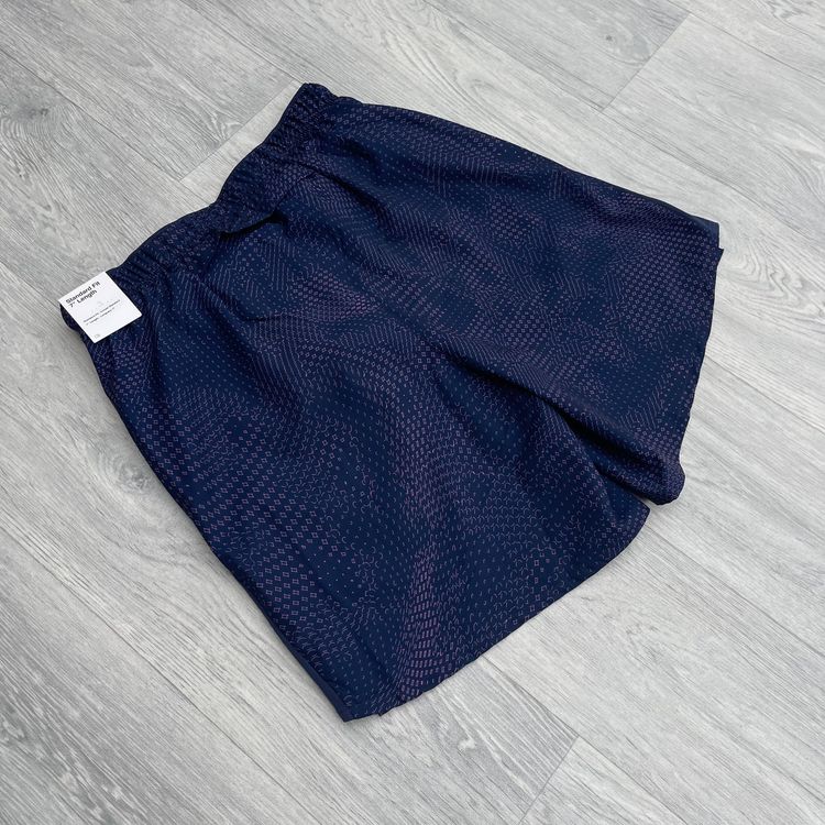 Nike Dri Fit Festival Miler Top and 7" Challenger Shorts Set - Navy/Pink image 8