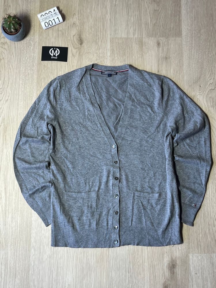 Tommy Hilfiger Grey Cardigan Sweater