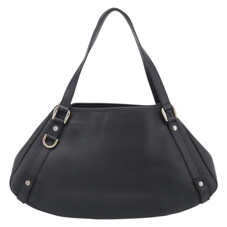 GUCCI Abbey Tote Bag Leather Black Gold 130736 Auth 211019V - Jerrillo image 3