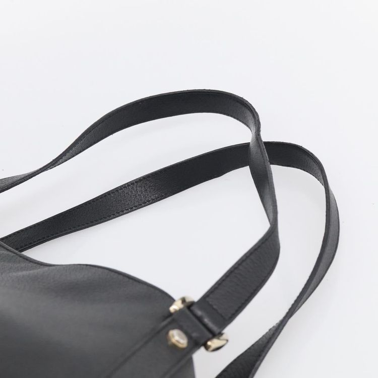 GUCCI Abbey Tote Bag Leather Black Gold 130736 Auth 211019V - Jerrillo image 8