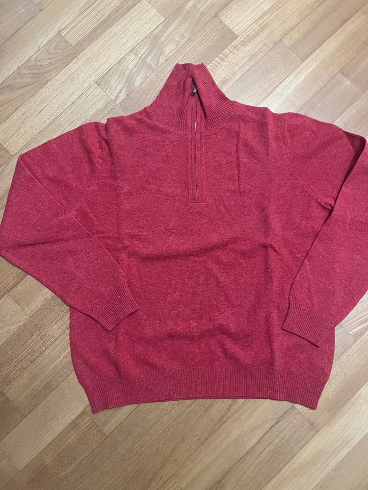 Pal Zileri Pal Zileri Red Half-Zip Sweater product image