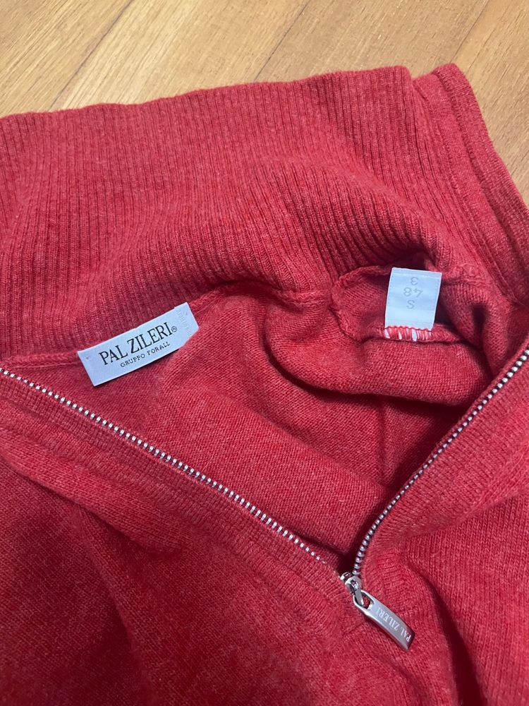 Pal Zileri Red Half-Zip Sweater 3