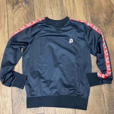 Invicta Black Sweatshirt With Red Logo Tape