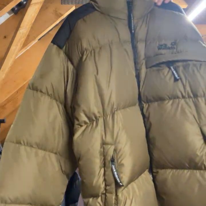 Jack Wolfskin jack wolfskin green puffer coat  product image