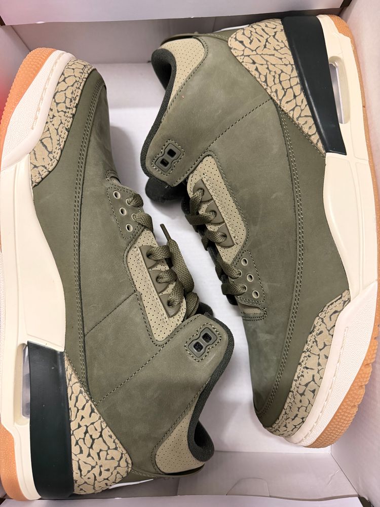 Jordan 3 Olive Green