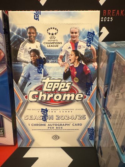*RANDOM TEAMS* TOPPS CHROME UMCL 2024-25 HOBBY BOX