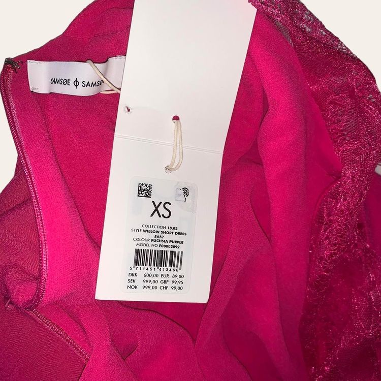 Pink Mini Dress With Lace Back 4