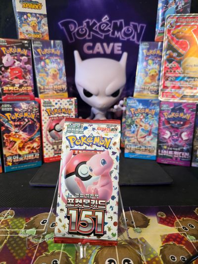 1x Pack 151 booster pack – Korean edition.