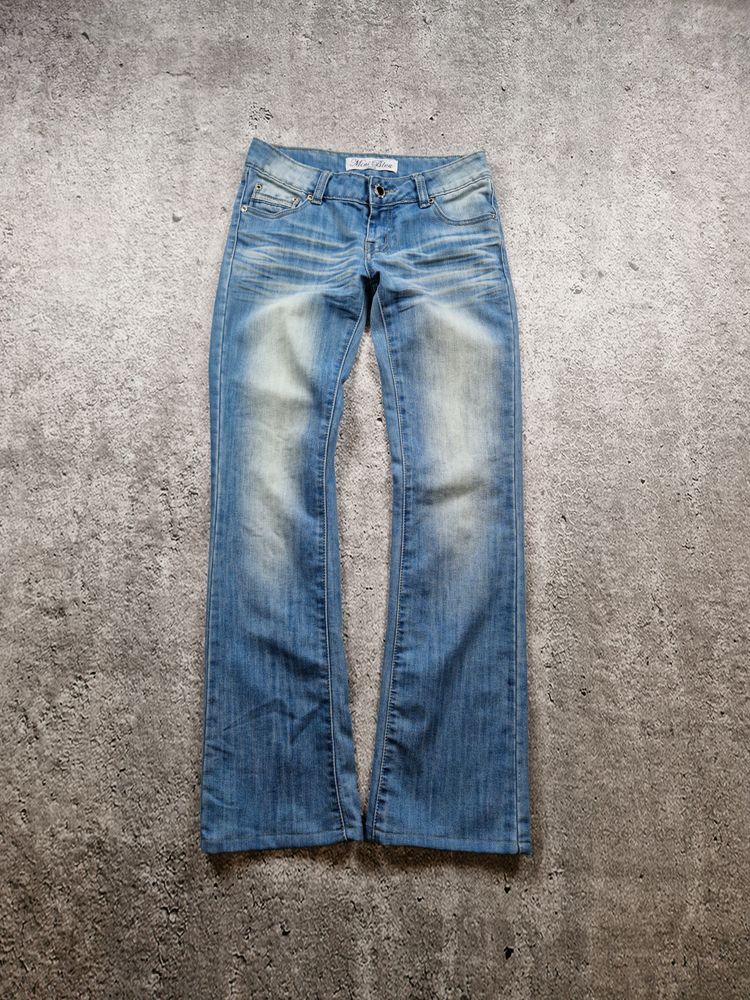 Flared Light Blue Denim Jeans