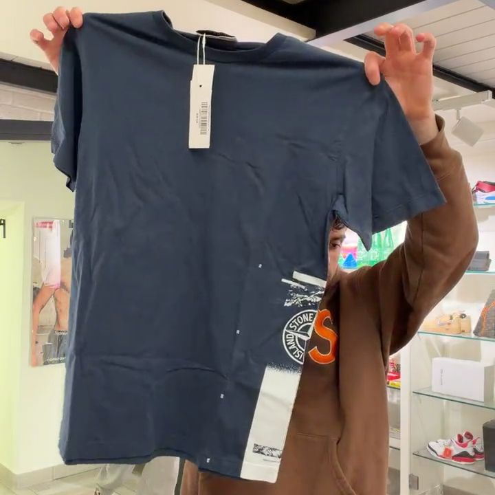 Stone Island Graphic T-Shirt - M