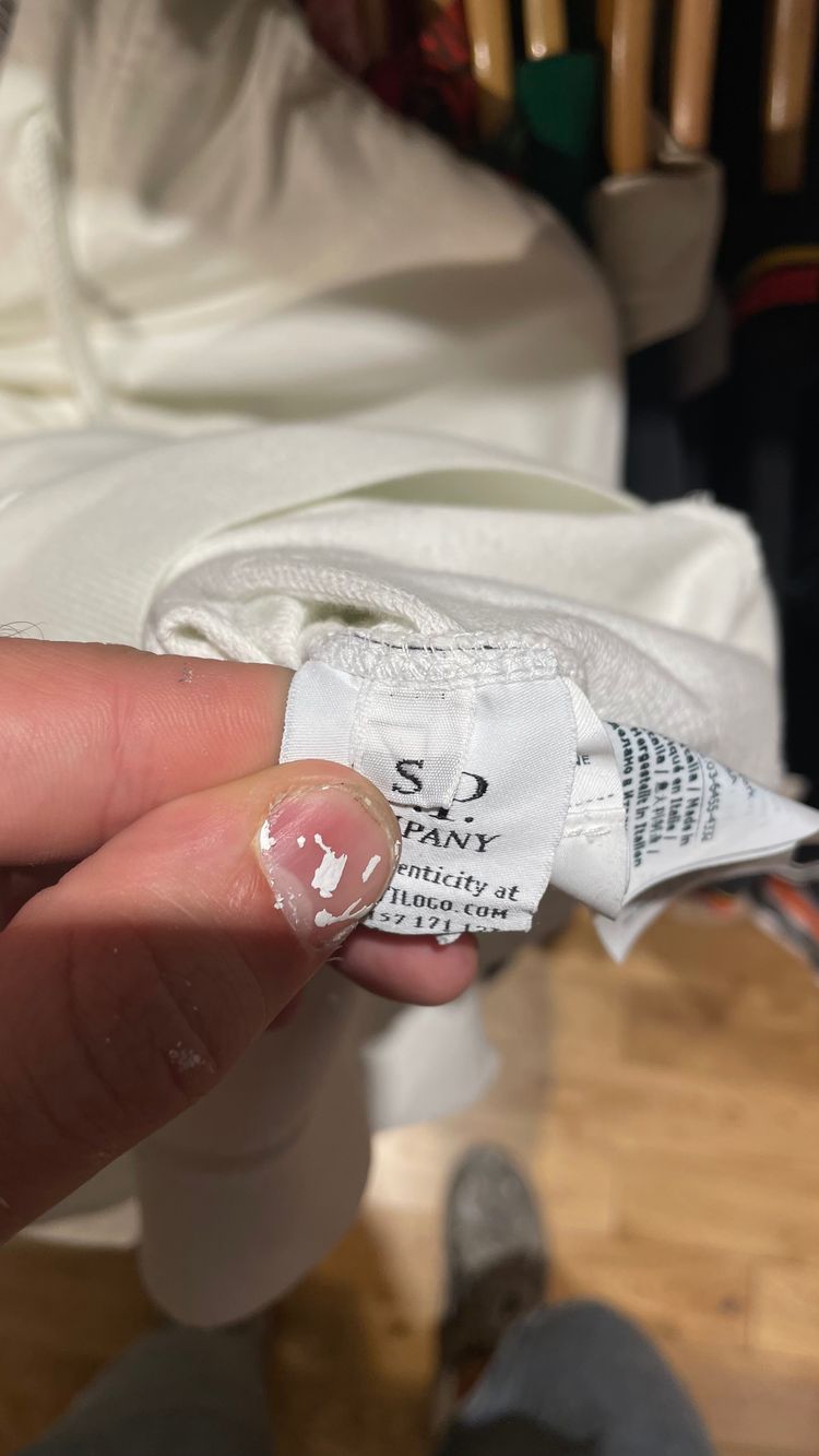 C.P. Company White Hoodie 4