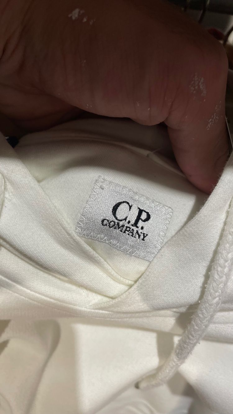 C.P. Company White Hoodie 3