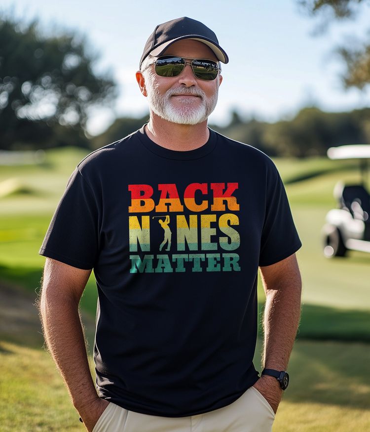 Back Nines Matter Golf T-Shirt AU image 8