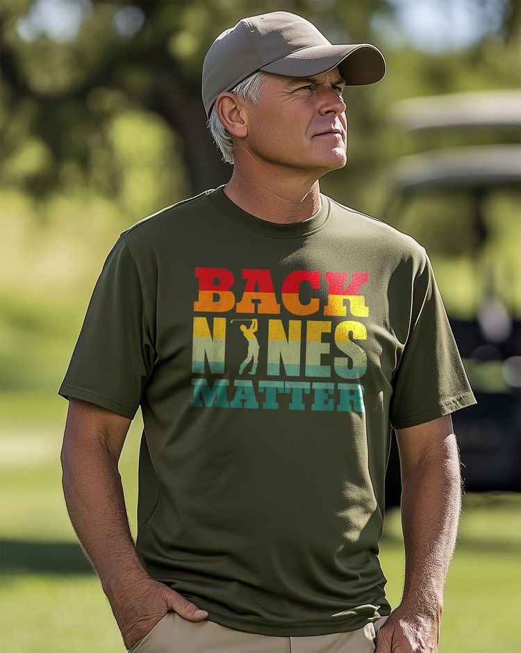 Back Nines Matter Golf T-Shirt AU image 9