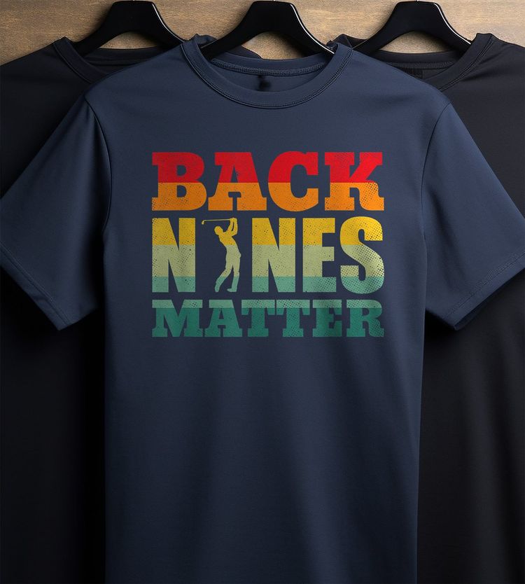 Back Nines Matter Golf T-Shirt AU image 2