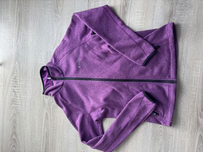 Purple Zip-Up Fleece Jacket