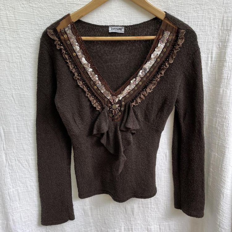 Women's Brown Jumper