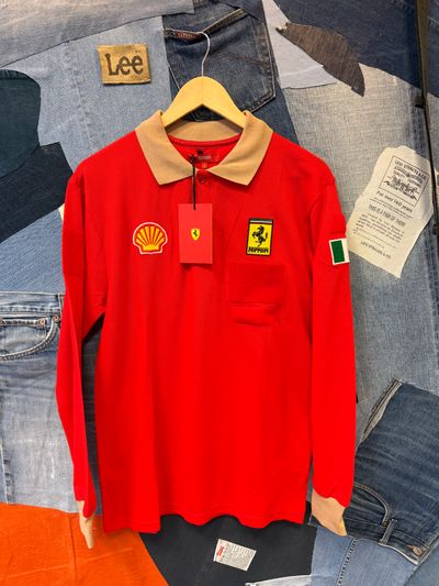 Ferrari Long Sleeve Polo Shirt
